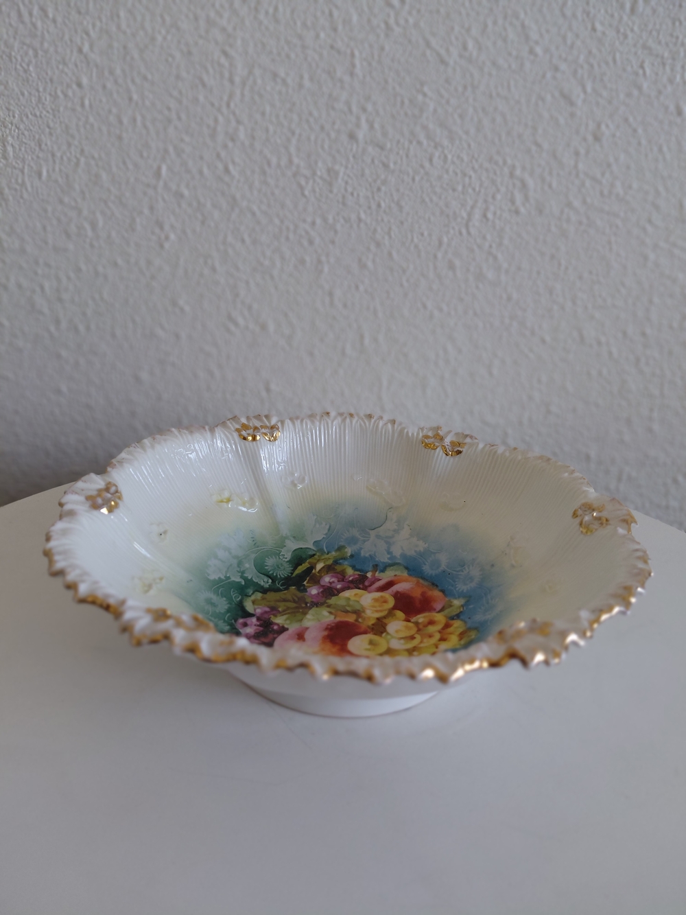 Antique RS Prussia Fruit Wide Porcelain Plate / Bowl